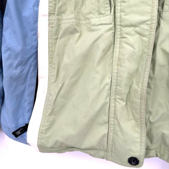 Spyder Size 10 Blue Green Jacket Coat Zip in Fleece Liner Outdoors Layers Winter - Picture 6 of 10